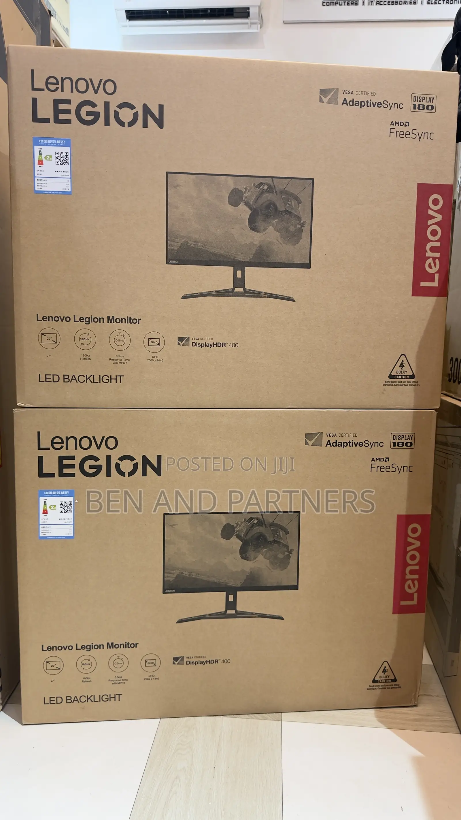 Lenovo Legion 27", Qhd, Ips, 180hz, 0.5ms, HDR Gaming Monitor