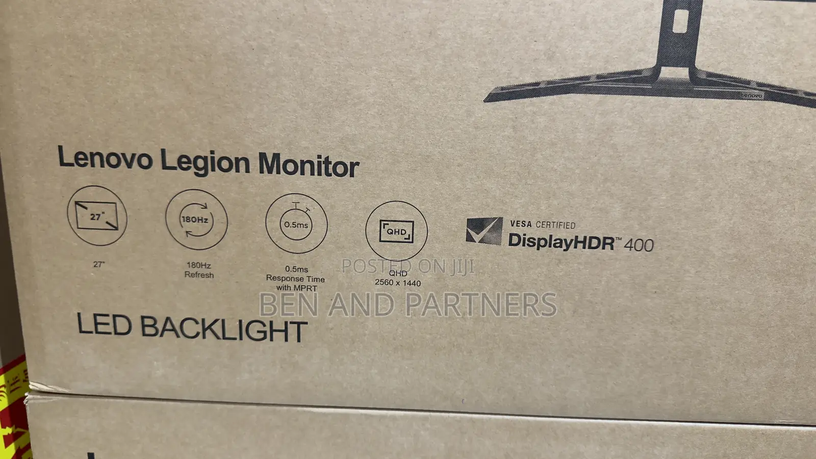 Lenovo Legion 27", Qhd, Ips, 180hz, 0.5ms, HDR Gaming Monitor