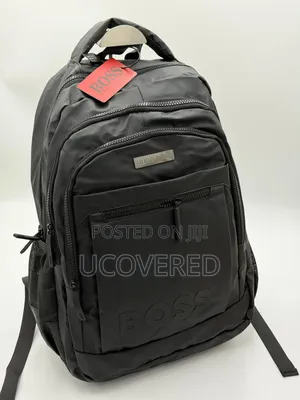 Hugo Boss Leather Backpack