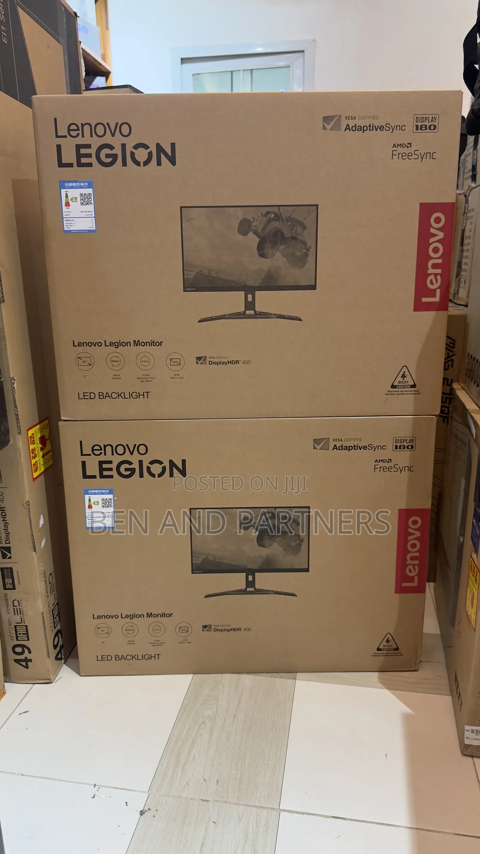 Lenovo Legion 27", Qhd, 0.5ms, 200hz, HDR Gaming Monitor