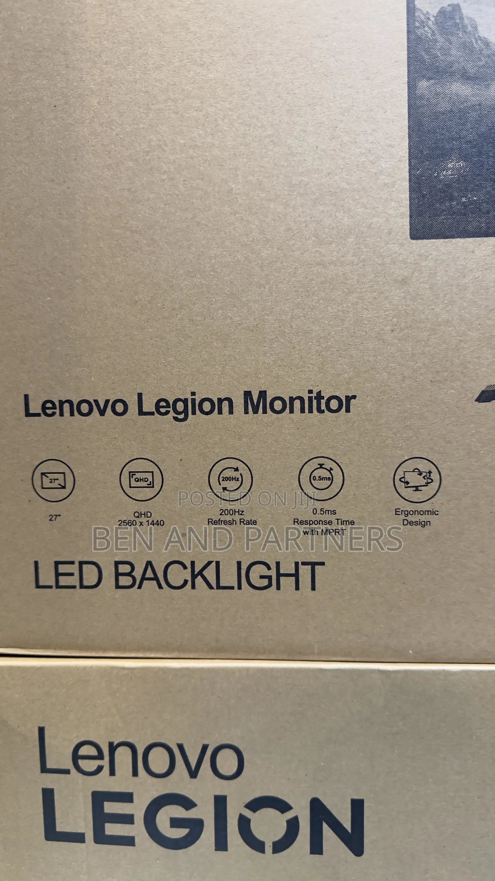Lenovo Legion 27", Qhd, 0.5ms, 200hz, HDR Gaming Monitor