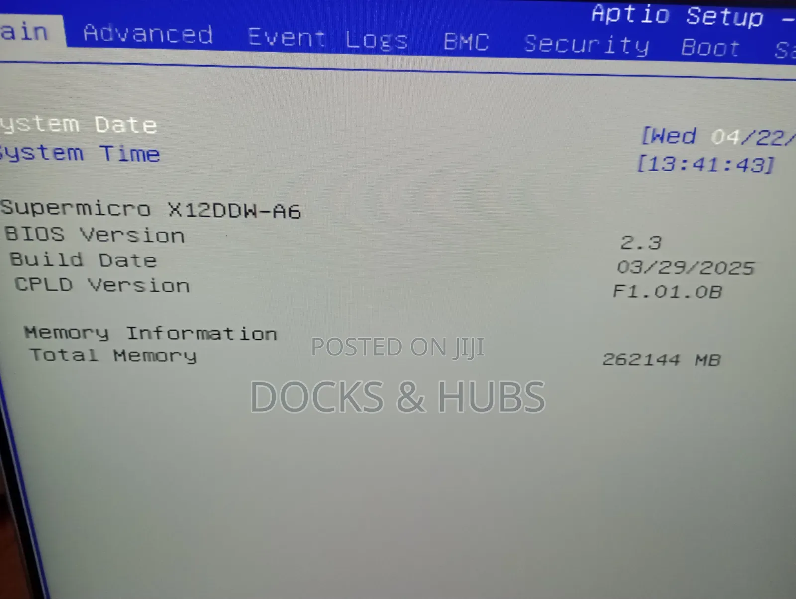 Server 256GB Intel Xeon SSD 2T