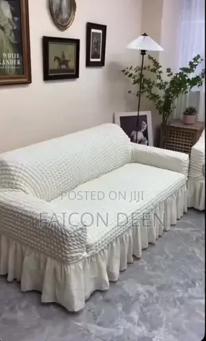 Thick Elastic Top Notch 4pcs Skirt Covers For Big Sofas(Sold As A Set