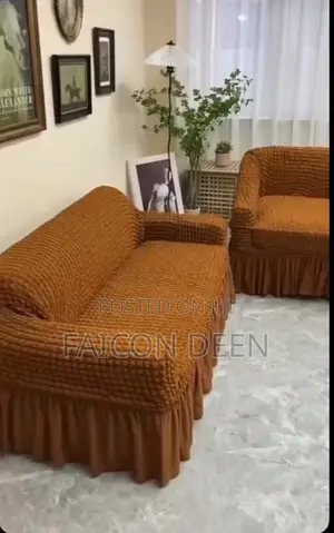 Full Length Skirt For A Classy Look(4 Pcs Cotton Sofa Skirt Covers