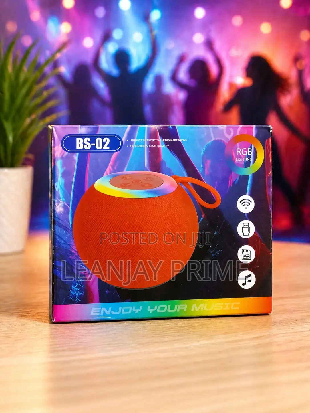 Loud Bs02 Bluetooth Speaker Deep Bass Portable With Fm Radio