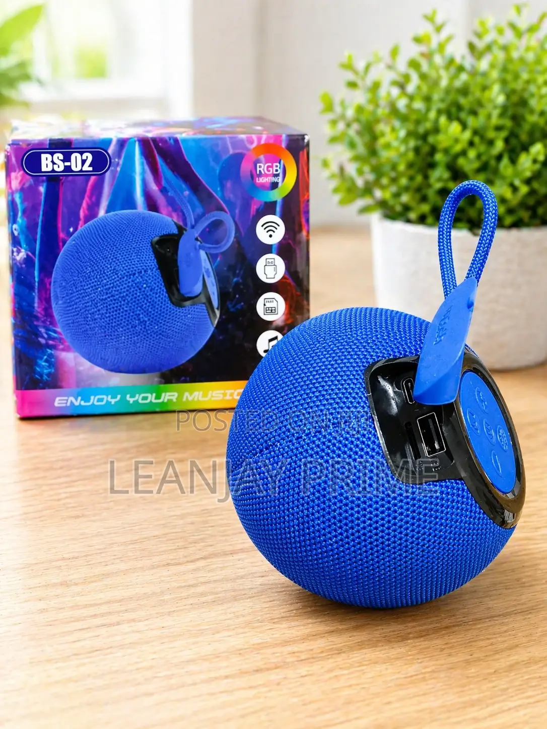 Loud Bs02 Bluetooth Speaker Deep Bass Portable With Fm Radio