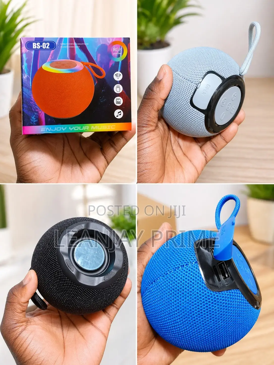 Loud Bs02 Bluetooth Speaker Deep Bass Portable With Fm Radio