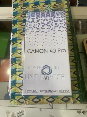 New Tecno Camon 40 Pro 5G 256 GB Black