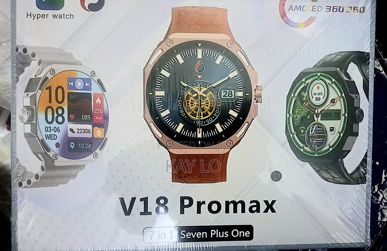 V18 Smart Watch 7in1 Plus One