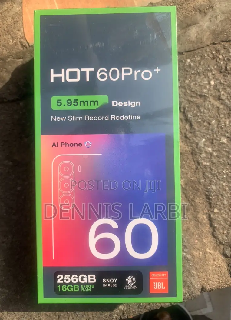 New Infinix Hot 60 Pro+ 128 GB Black