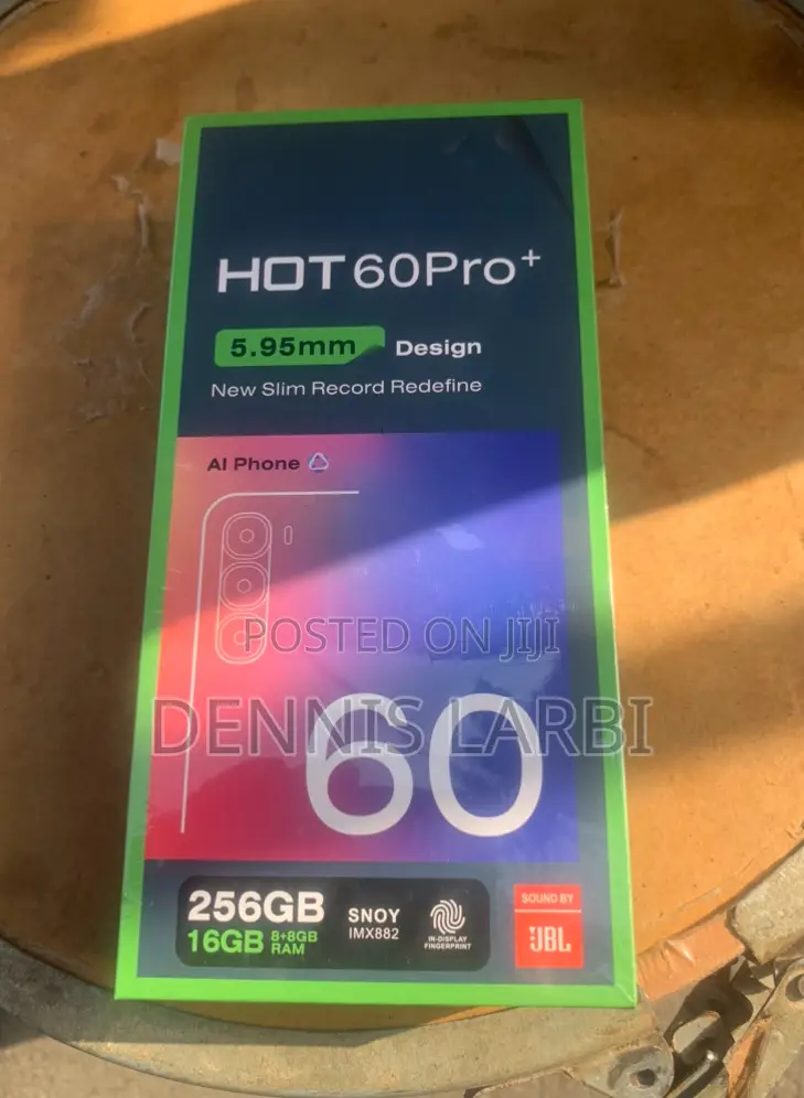 New Infinix Hot 60 Pro+ 128 GB Black