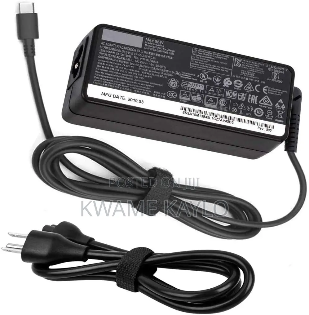 Type-C Laptop Charger With Free Power Adapter