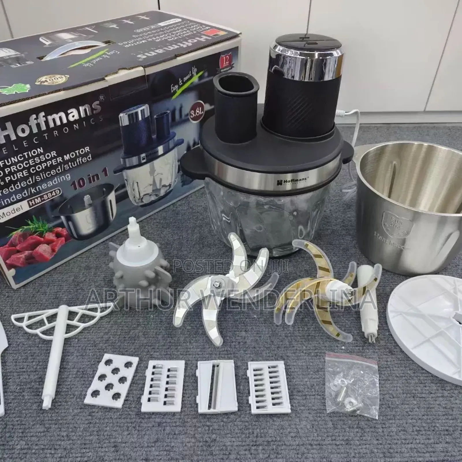 Hoffman 10 in 1 Blender. (3.8liters)