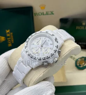 White Steel Rolex Cosmograph Daytona Watch