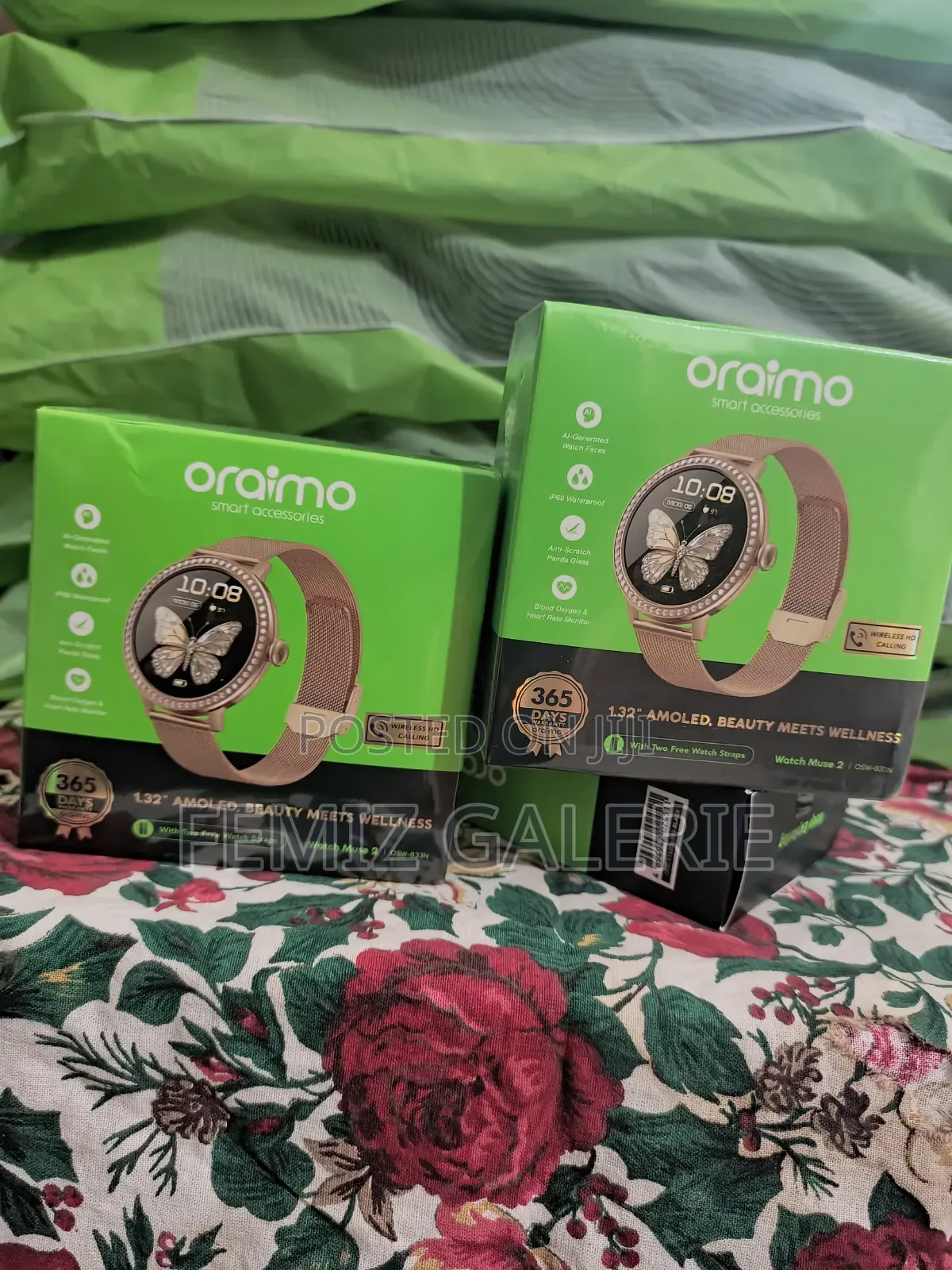 Oraimo Watch Muse 2 1.32" Amoled Diamond Appearance Smart Watch