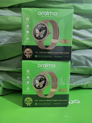 Oraimo Watch Muse 2 1.32" Amoled Diamond Appearance Smart Watch