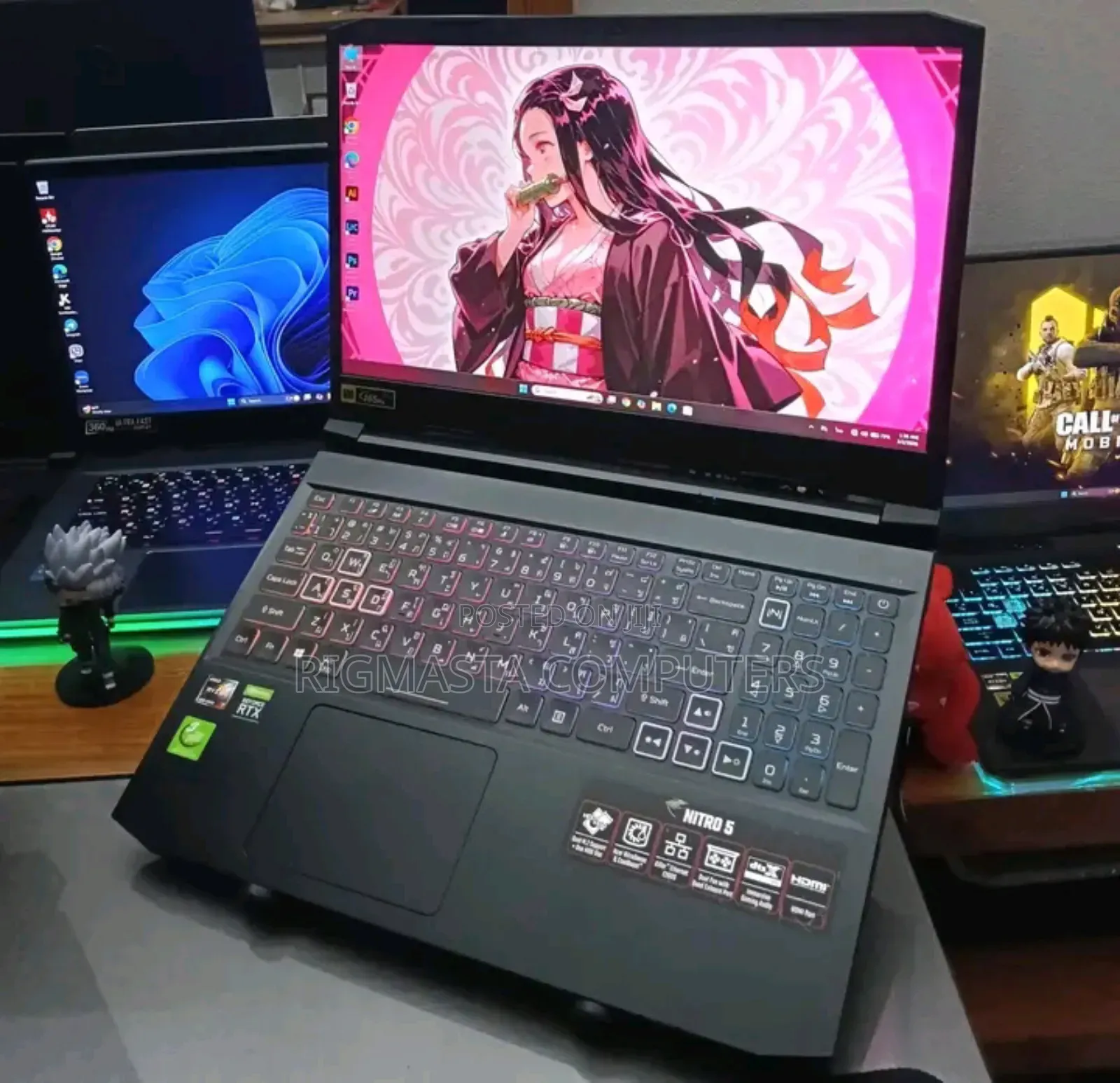 New Laptop Acer Nitro 5 16GB AMD Ryzen 7 SSD 1T