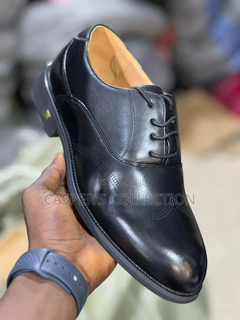 High Quality Men’S Affordable Black Leather Shoes