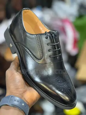 High Quality Men’S Affordable Black Leather Shoes