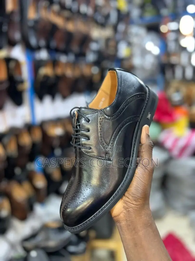 High Quality Men’S Affordable Black Leather Shoes