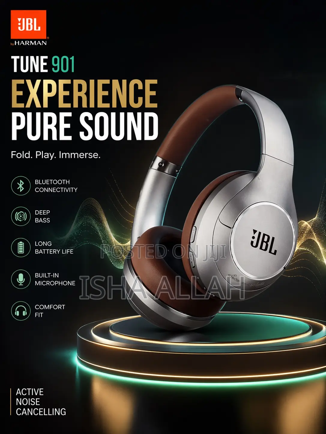 Midnight Jbl Tune 901 Bass Pro