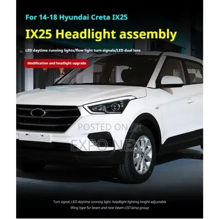 Hyundai Ix25 Creta 2015-2019 Led Head Lights