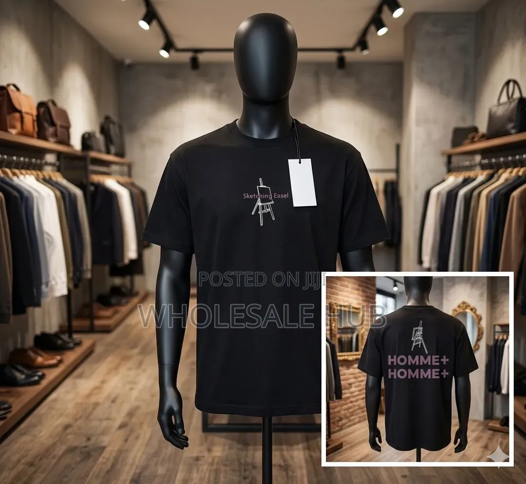 Heavy Textured Round Neck Top for Men