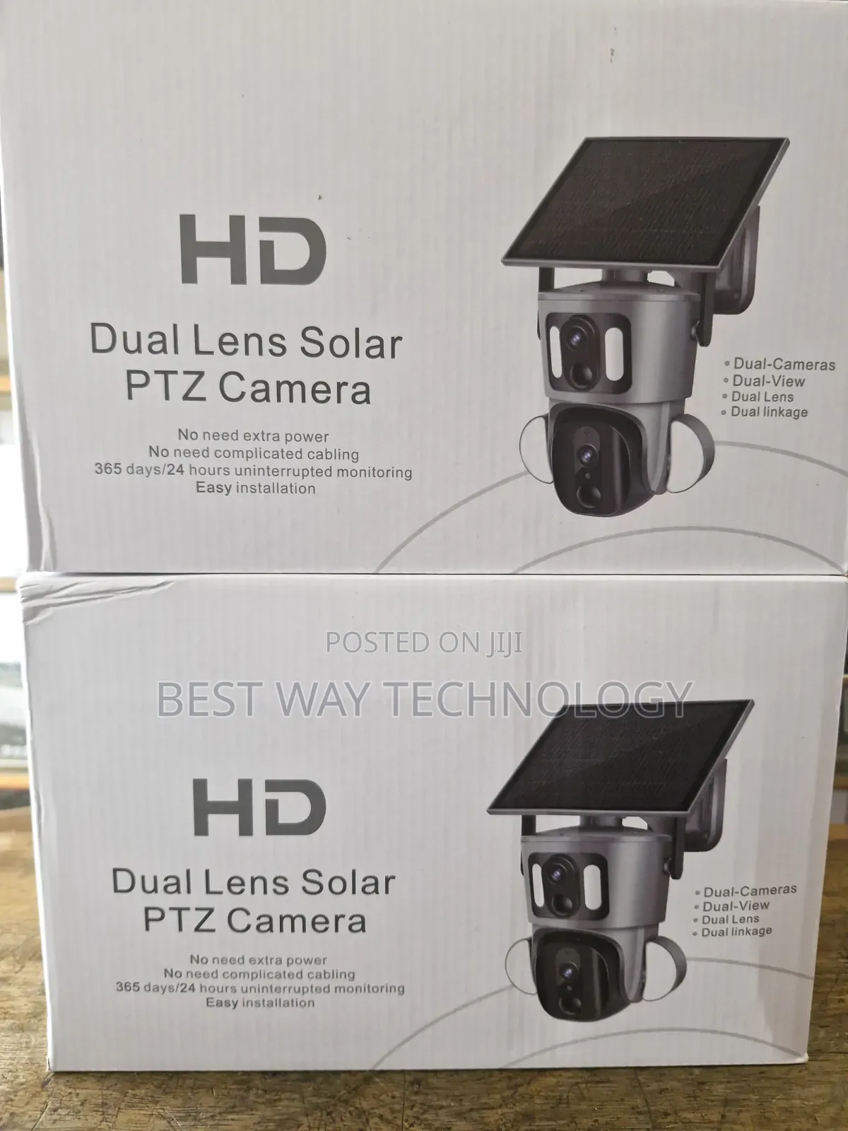 PTZ Solar 4g Dual Lens Camera 6mp Ubox App