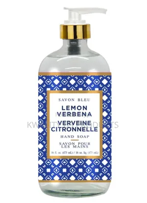 Savon Bleu Hand Soap Collection In Glass Bottles - 4 Pack