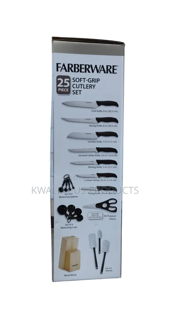 Farberware Soft-Grip Cutlery Set -25 Piece