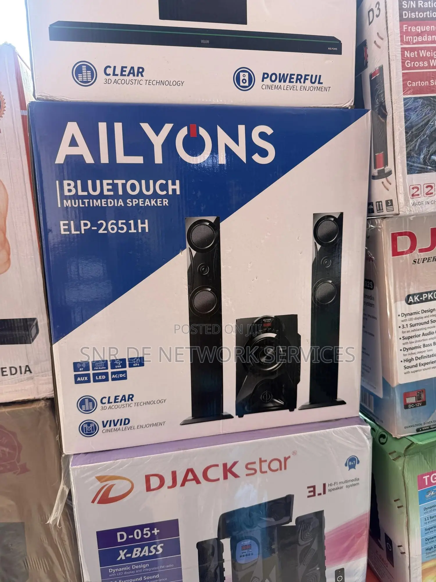 Ailyons Bluetooth Multimedia Speaker Elp-2651h