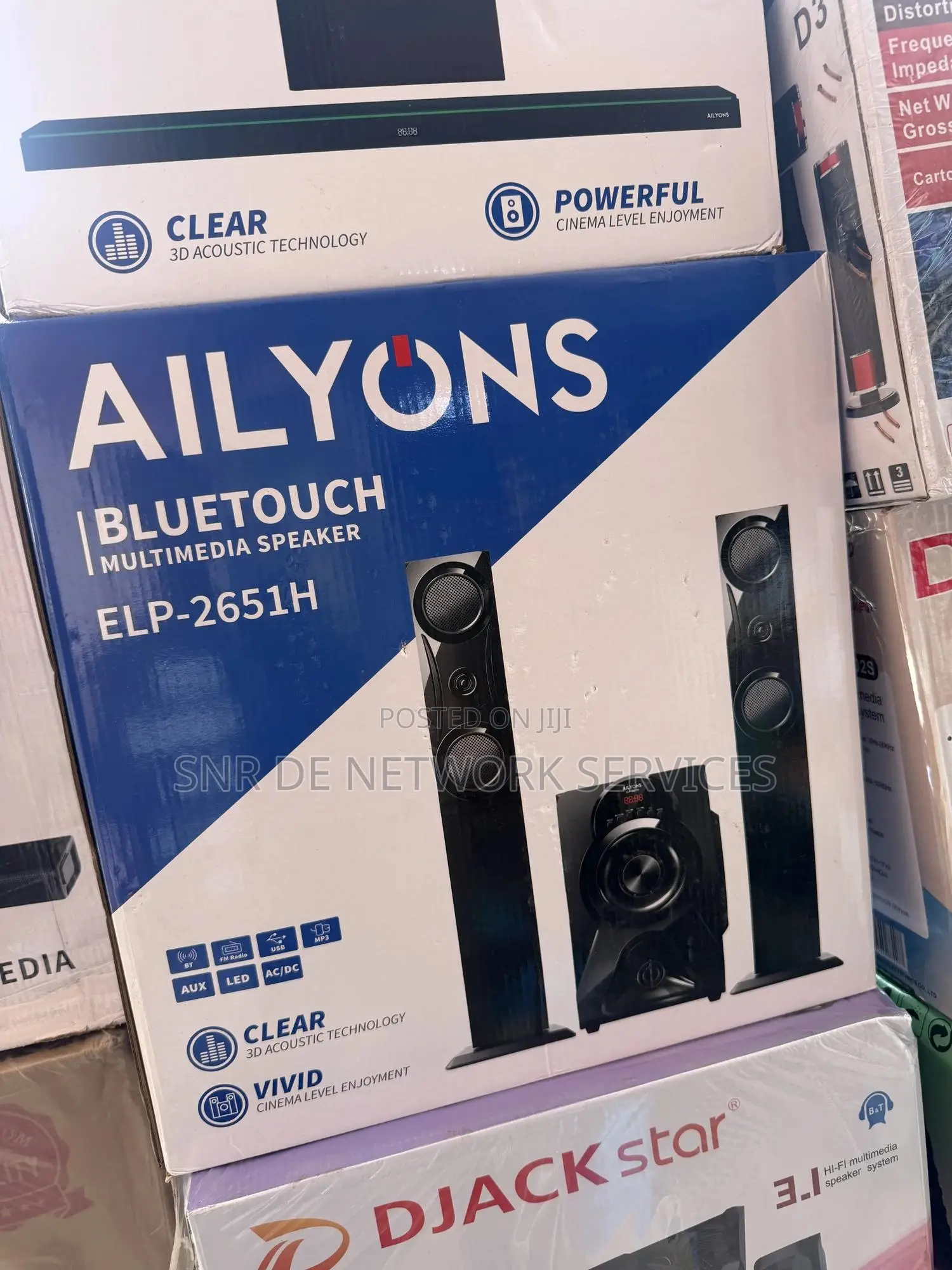 Ailyons Bluetooth Multimedia Speaker Elp-2651h