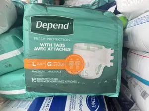 Depend Adult Diaper, L