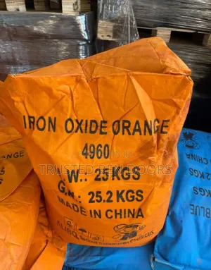 Orange Iron Oxide Color Pigment for Concrete Works