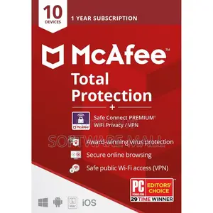McAfee Total Protection 10 Devices 1 Year