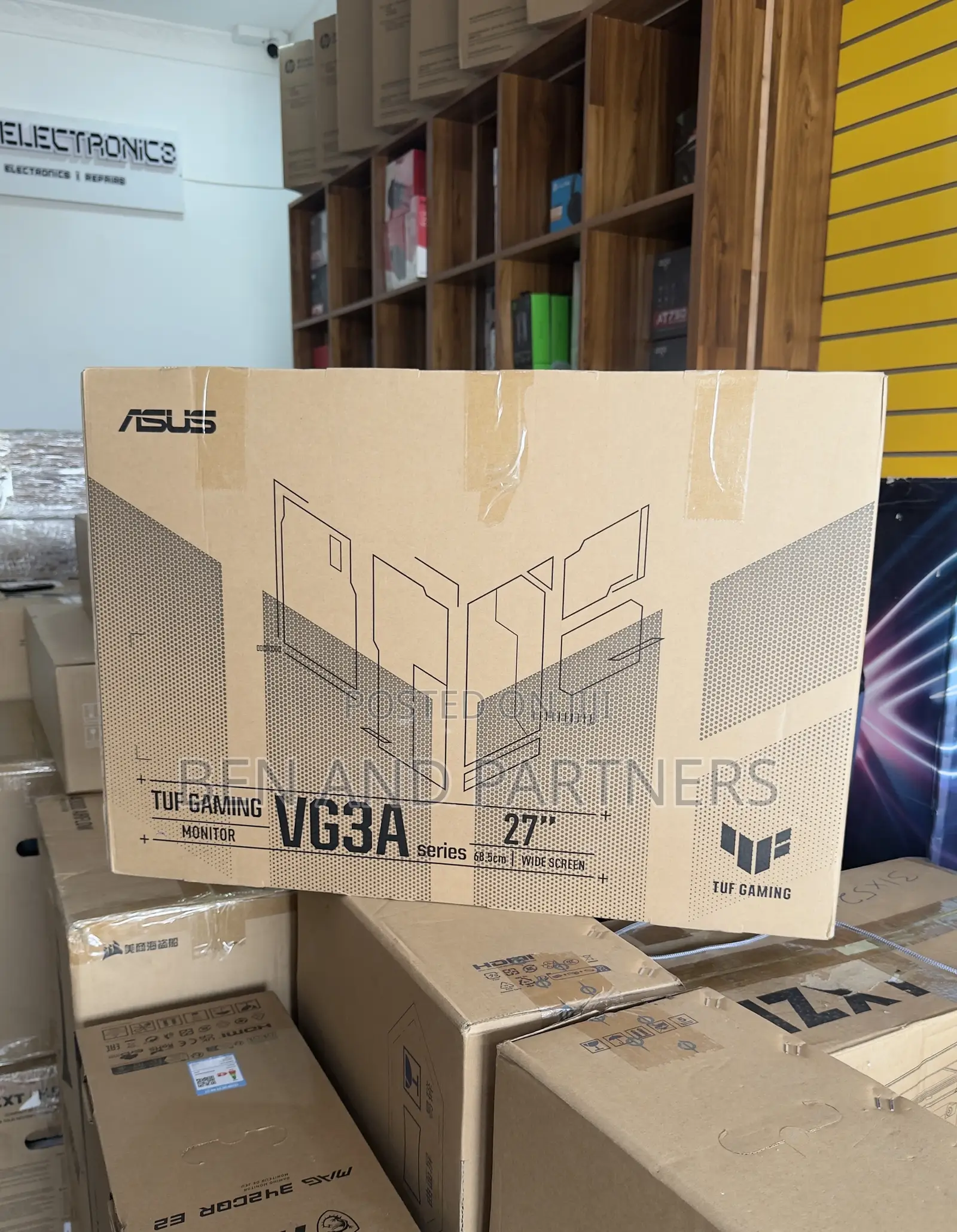 Asus Tuf 27", Qhd, Ips, 1ms, 130% Aasrgb, G-Sync Gaming Monitor