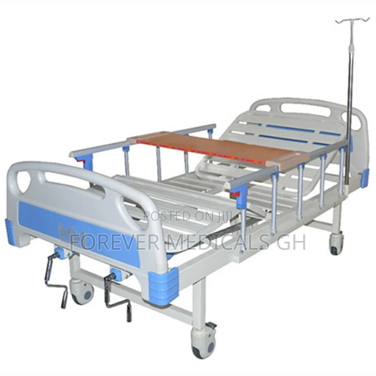 2 Crank Manual Hospital Bed (No Mattress)