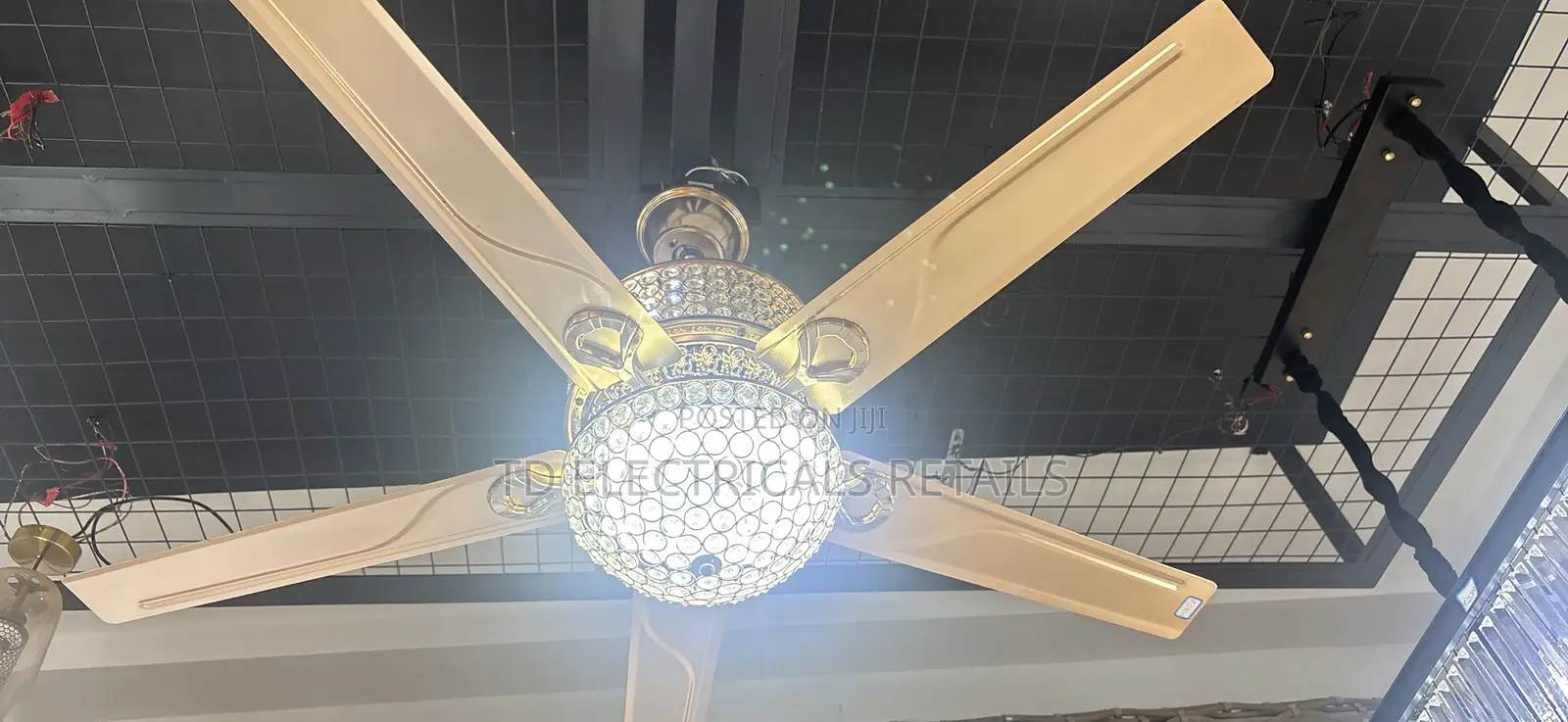 Gold Fan Light