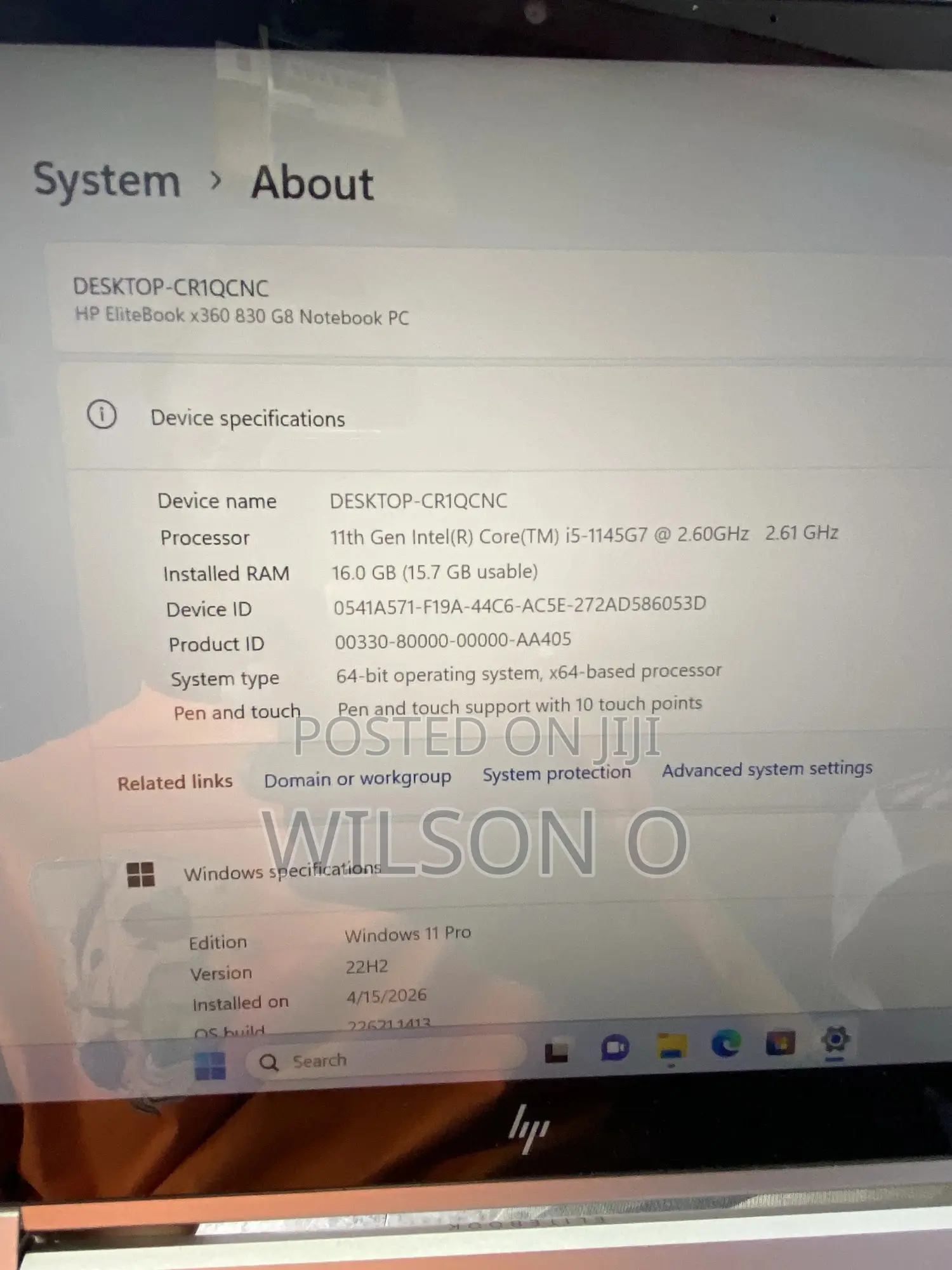 Laptop HP EliteBook 830 G8 16GB Intel Core i5 SSD 512GB
