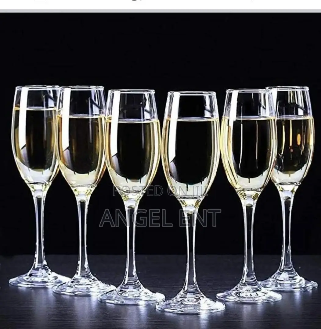 6 Set Wine Glasses Available as Seen (Location: Kumasi)