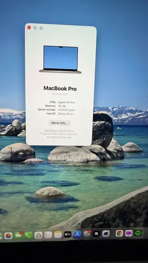 Laptop Apple MacBook Pro 16GB Apple M1 Pro SSD 1T