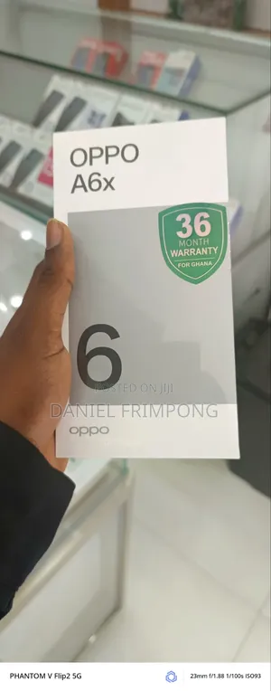 New Oppo A6x 128 GB Black