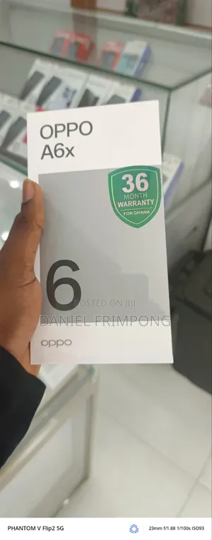 New Oppo A6x 128 GB Black
