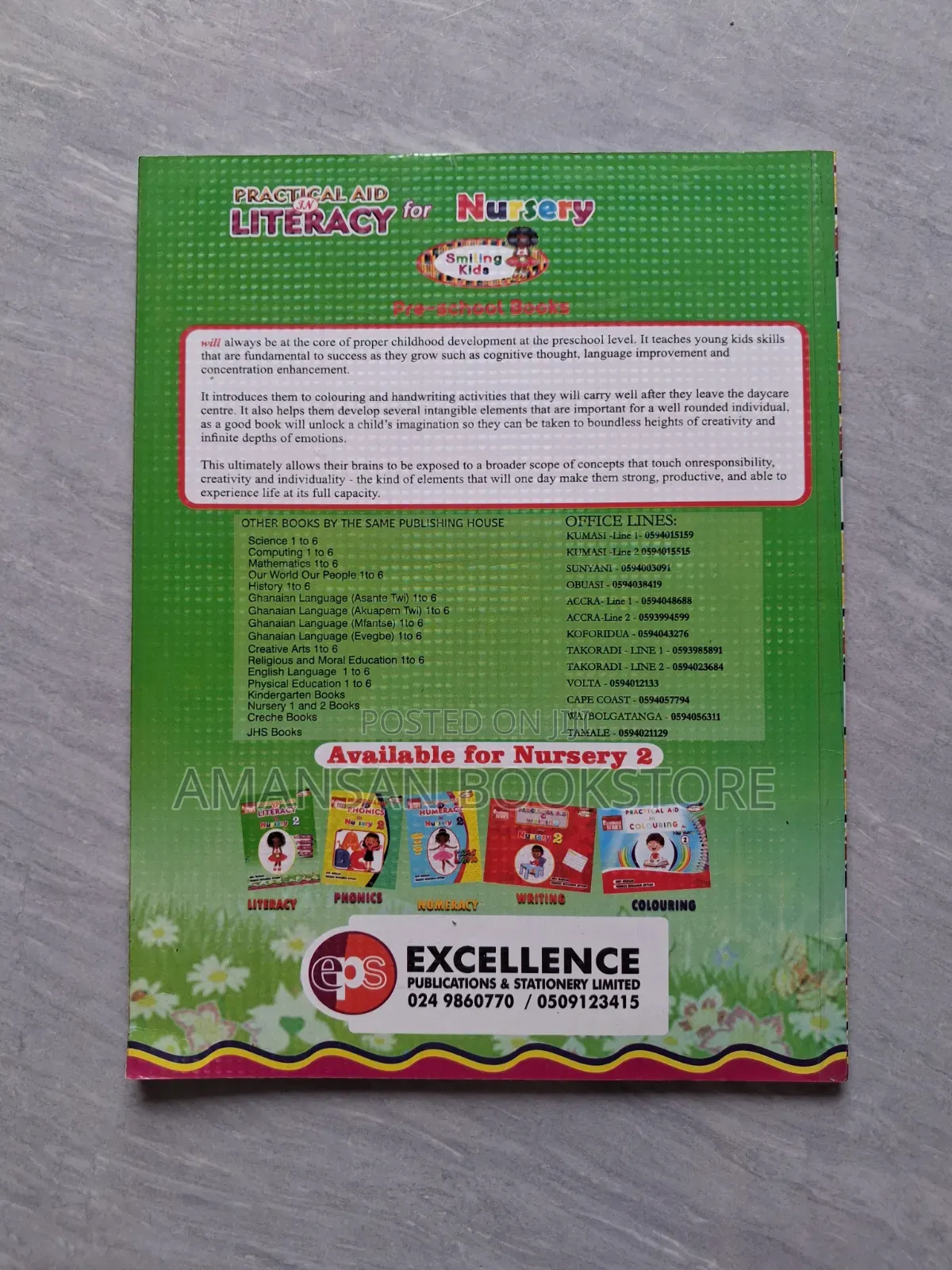 Excellence Series Practical Aid in Literacy for Nursery 2