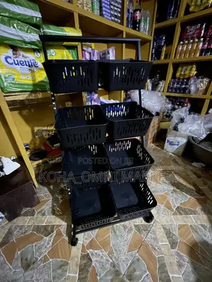 4-layer 8-basket Storage Trolley