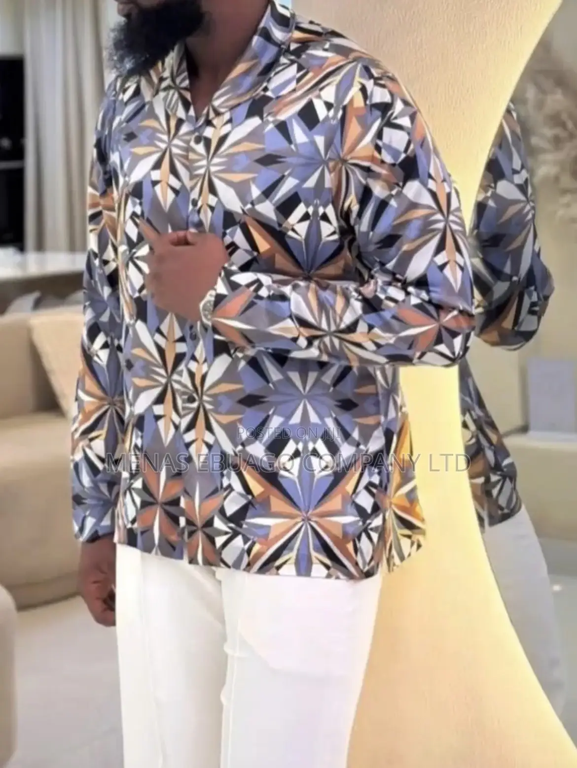 Male Trending Asoke and Adire Shirt Designs