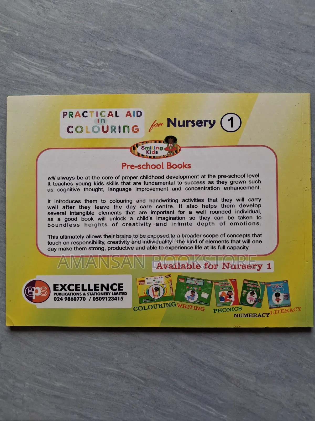Excellence Series Practical Aid in Colouring for Nursery 1