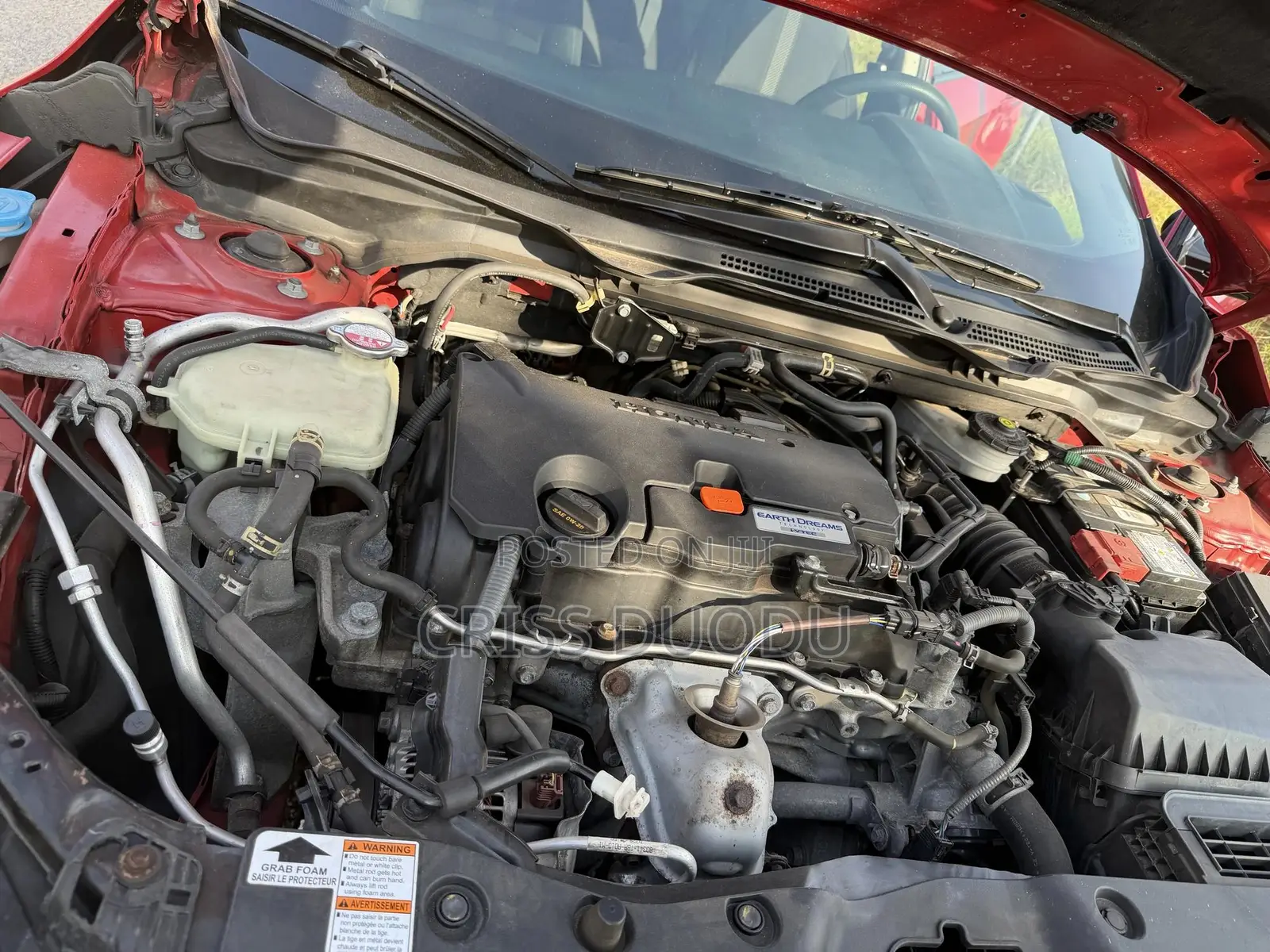 Honda Civic EX-L Sedan 2018 Red