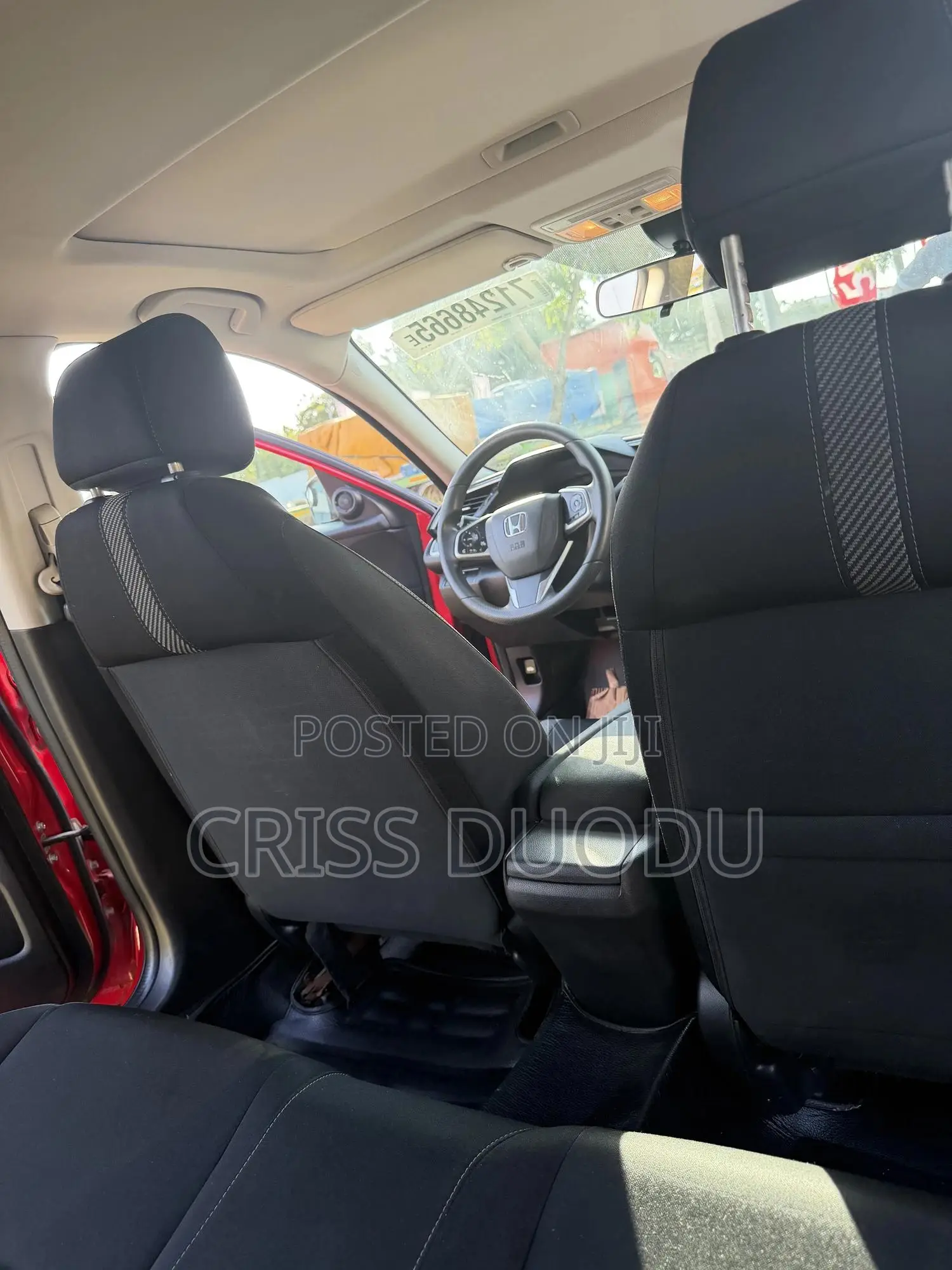 Honda Civic EX-L Sedan 2018 Red