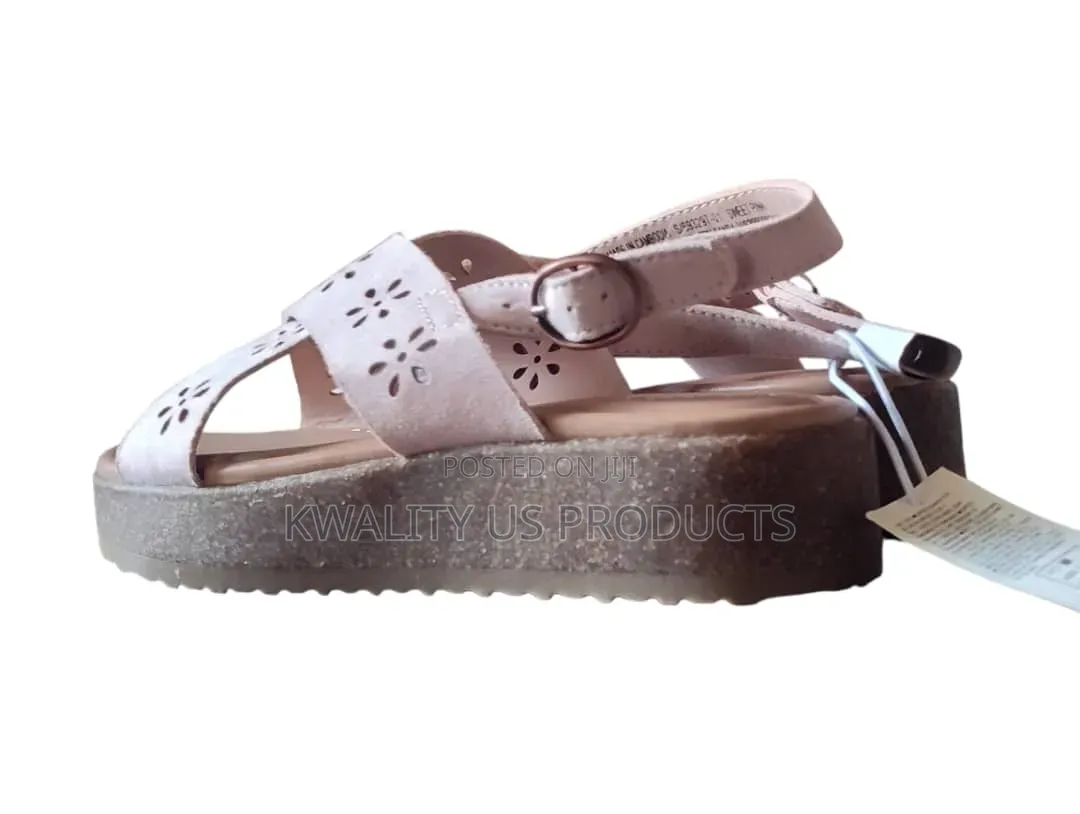 Old Navy Girls Faux-Suede Platform Sandals - Size 32